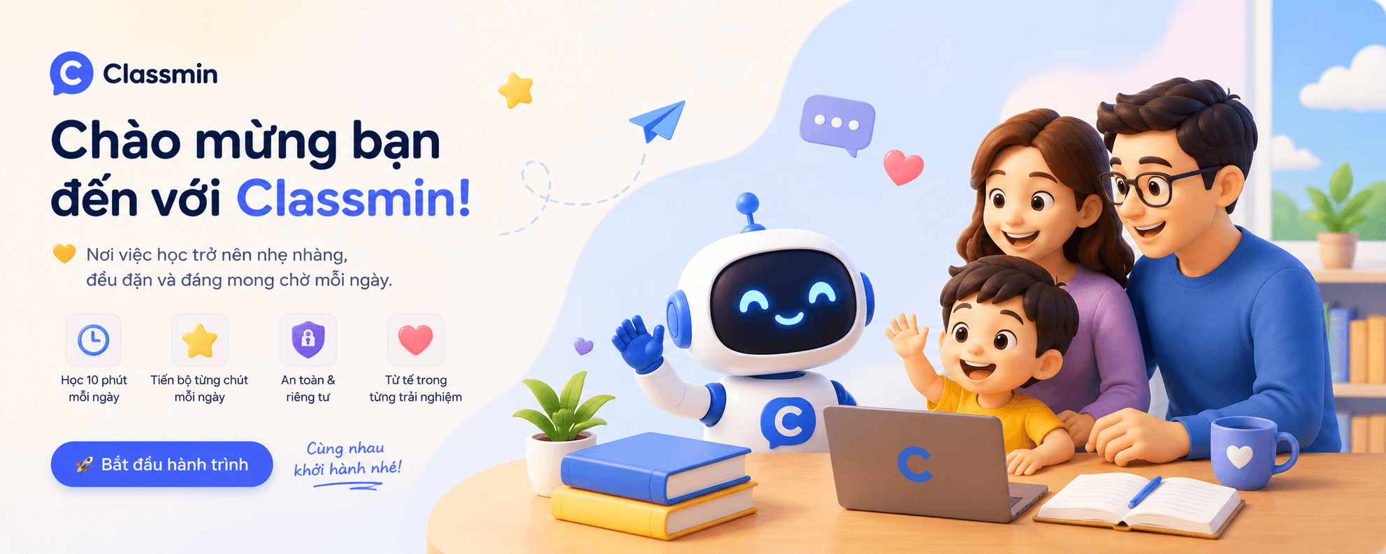 Chào mừng bạn đến với Classmin